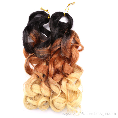 Loose Deep Wave French Braiding Hair Wavy Pony Curly Twist Spiral Hair Extension Curly Braiding Hair French Curl Loose wave